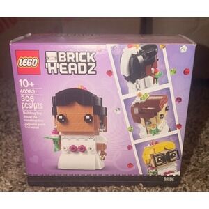 LEGO Brickheadz Wedding Bride Building Set (NWT) 40383